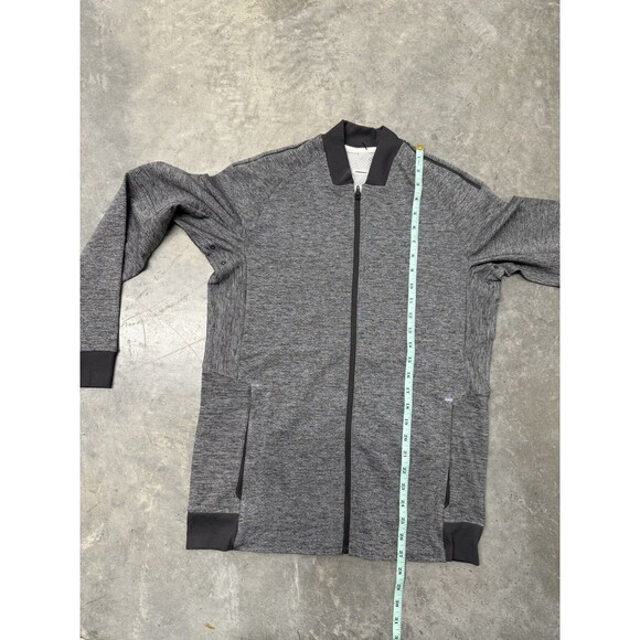 Lululemon Textured Tech Bomber Jacket.Graphite Gray/Vapor.Men. Sz S - Picture 7 of 16